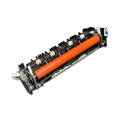 The Brother LR2241001 Fuser Assembly, featuring a bright orange roller and black plastic parts, is displayed on a white background.
